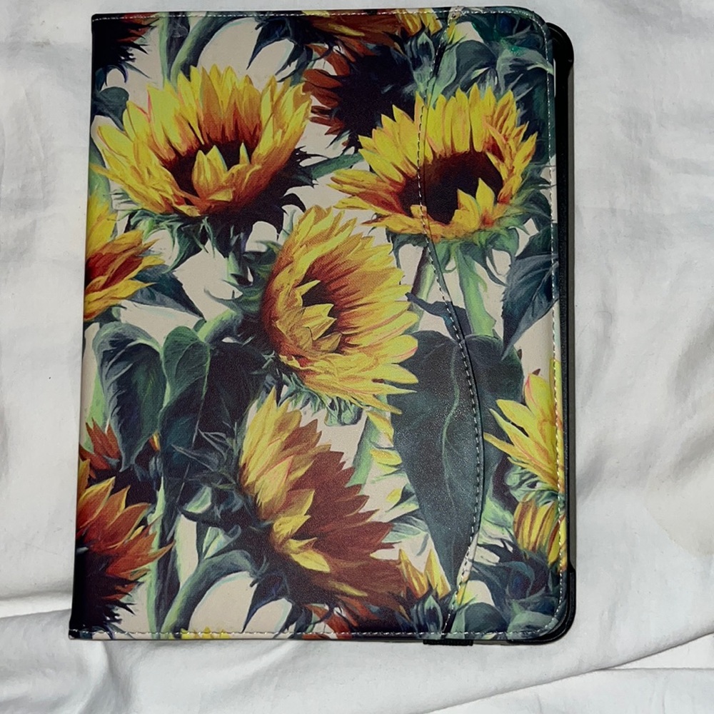 Tablet case sunflower